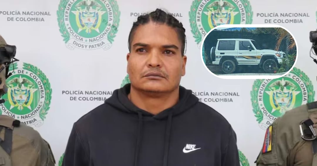 El criminal había pasado por varias partes del territorio nacional ante de recalar en el Quindío - crédito Policía Nacional