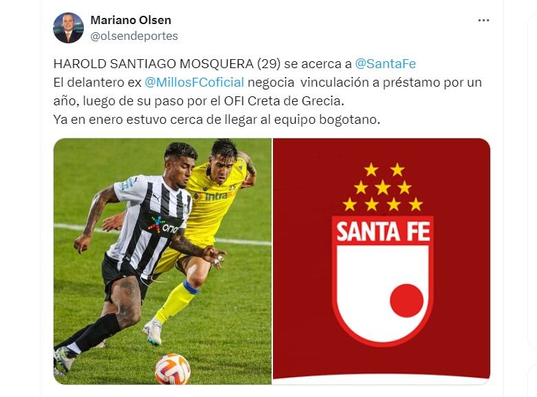 Mariano Olsen en X