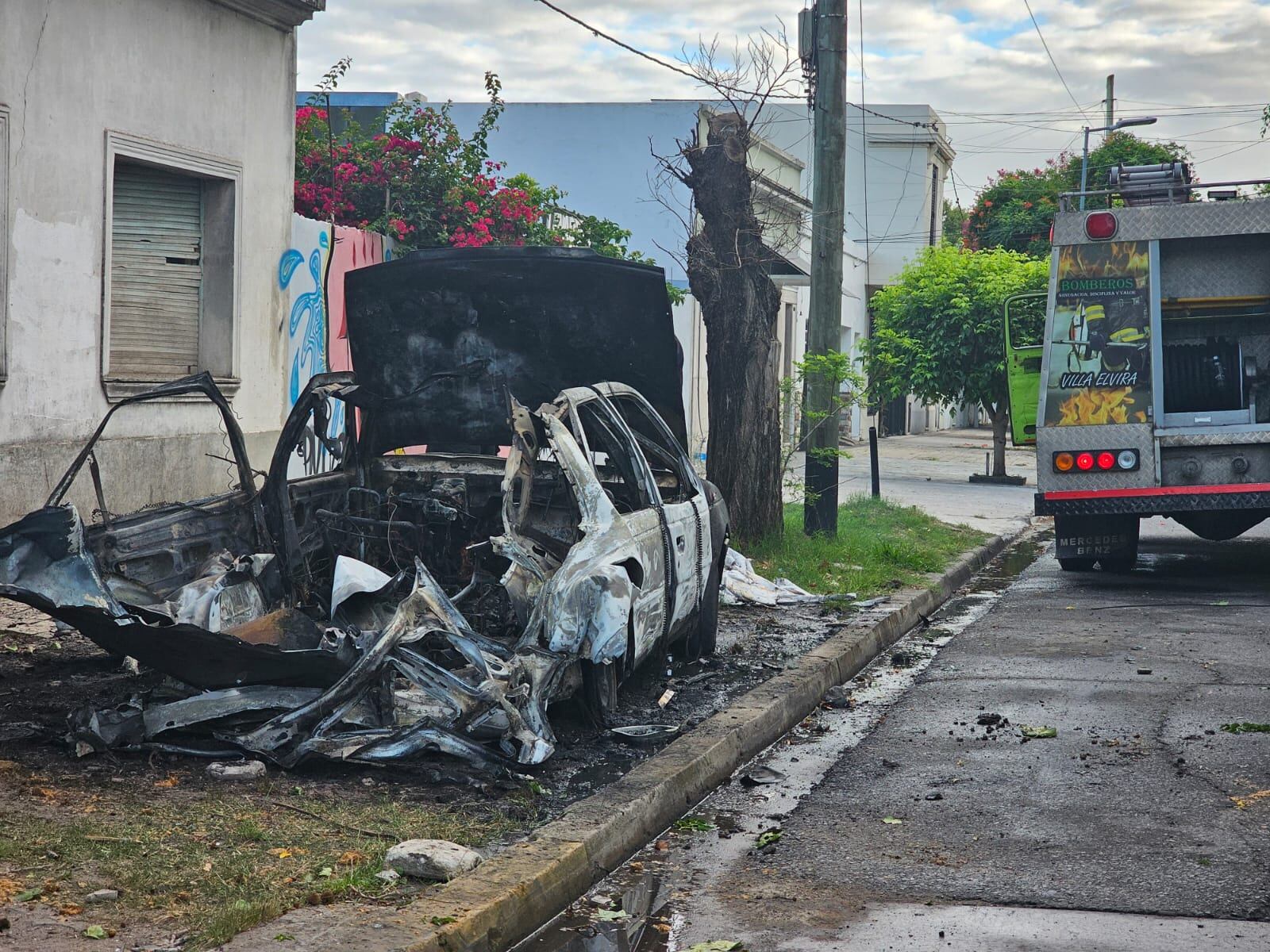 Quemacoches detenido en La Plata