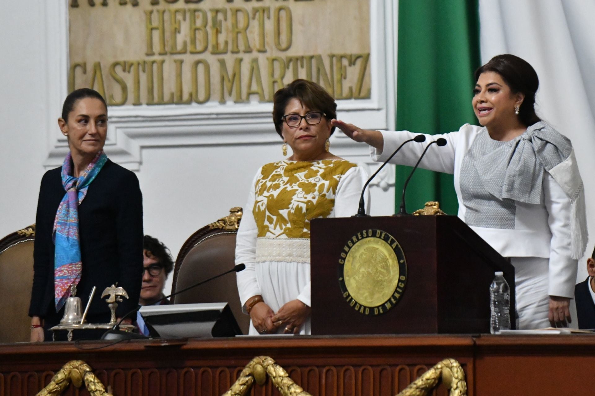 La presidenta estuvo presente