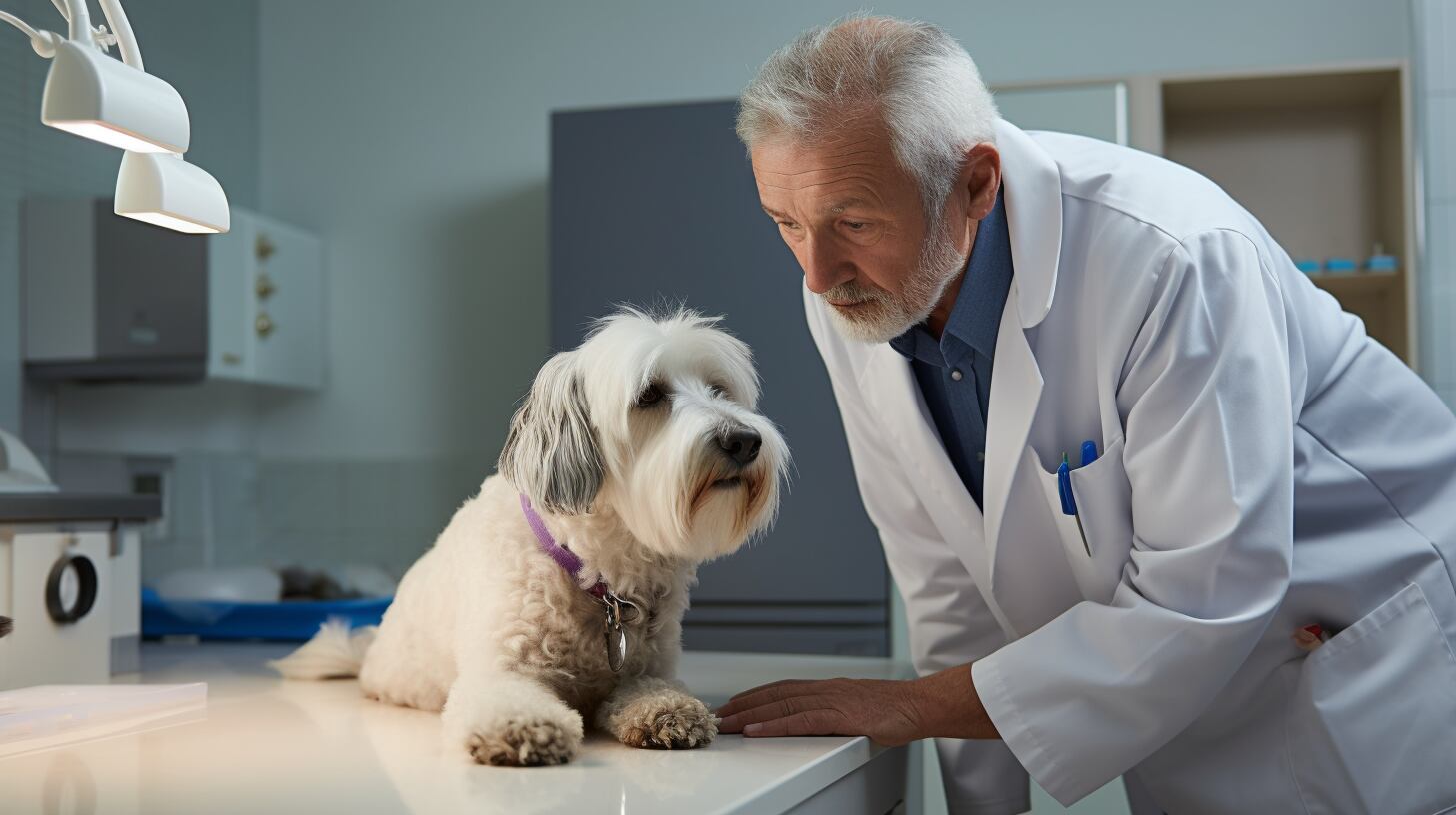 Un veterinario realiza un examen detallado a un perro, subrayando la relevancia de la prevención y el cuidado en la salud de las mascotas. Bienestar animal en primer plano. (Imagen ilustrativa Infobae)