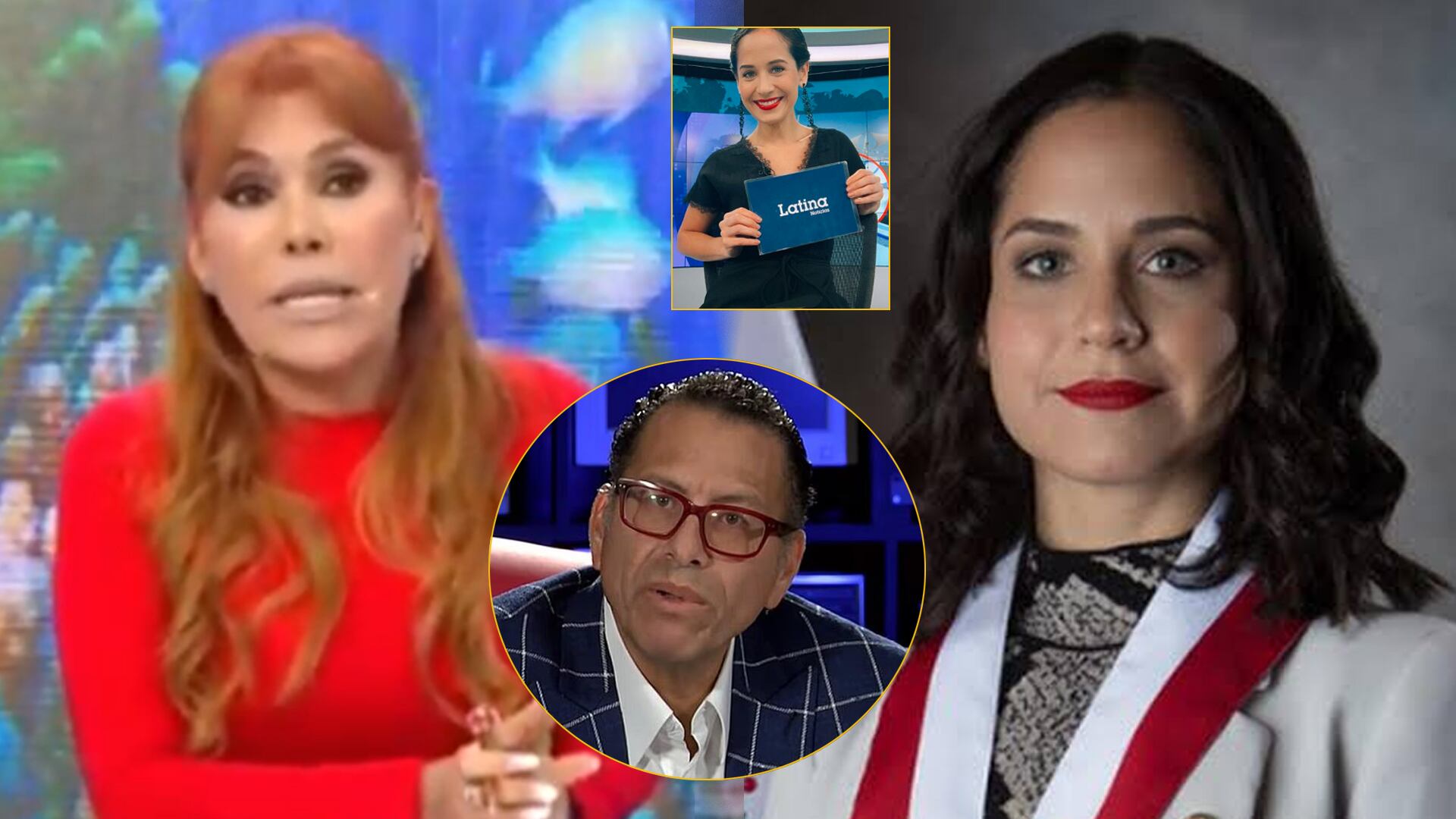 Magaly Medina compara a Sigrid Bazán con Phillip Butters: “Ella usó a Latina como vientre de alquiler”. (Captura: Magaly TV La Firme)