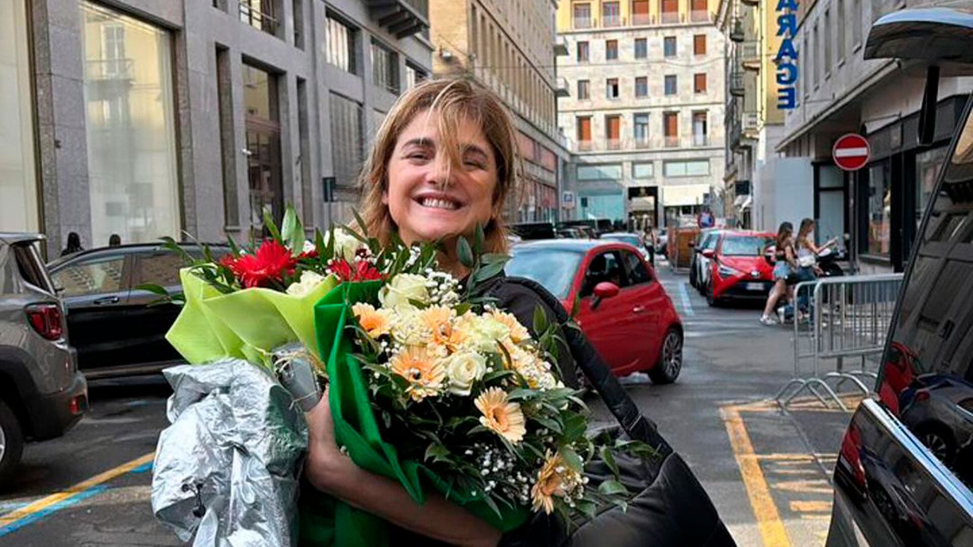 Las vacaciones de Araceli González en Italia