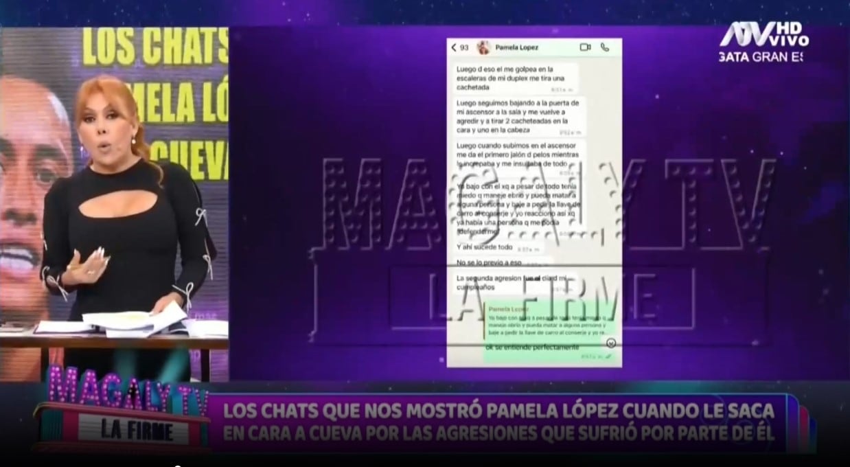 Jefferson Farfán habría alertado a Christian Cueva que Pamela López estaba en la discoteca. (Captura: Magaly TV La Firme)