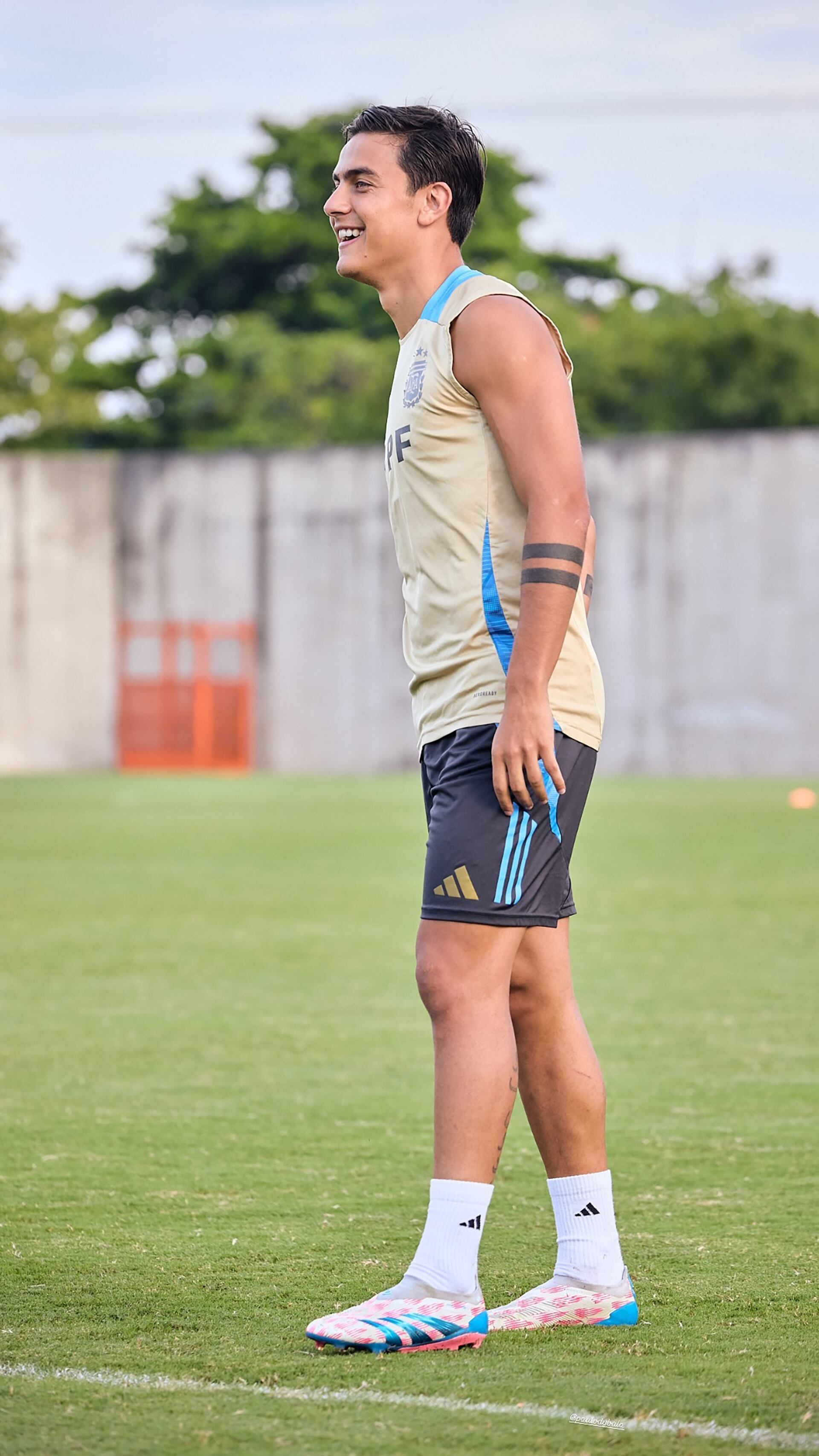 Entrenamiento de la selección argentina