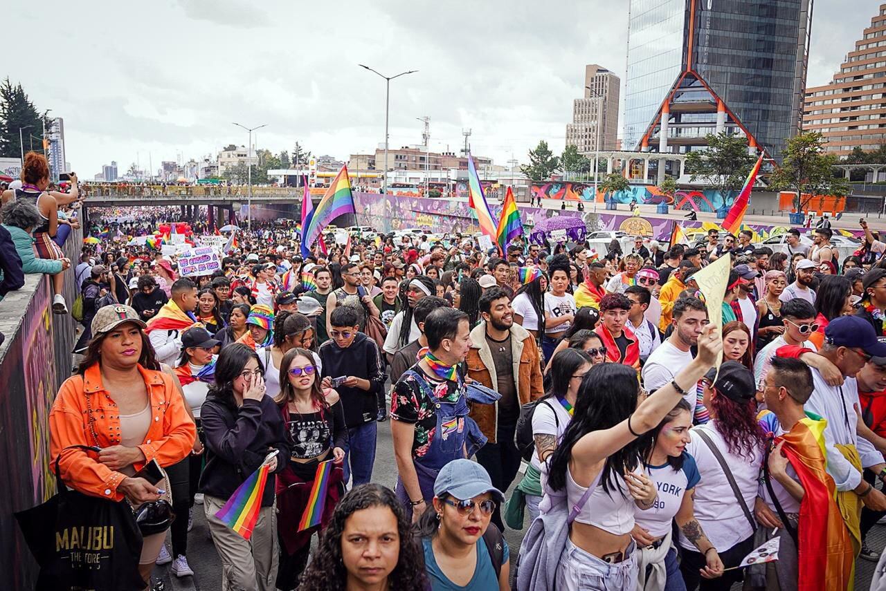 Miles de asistentes llenaron las calles de Bogotá de color y amor - crédito Alcaldía de Bogotá