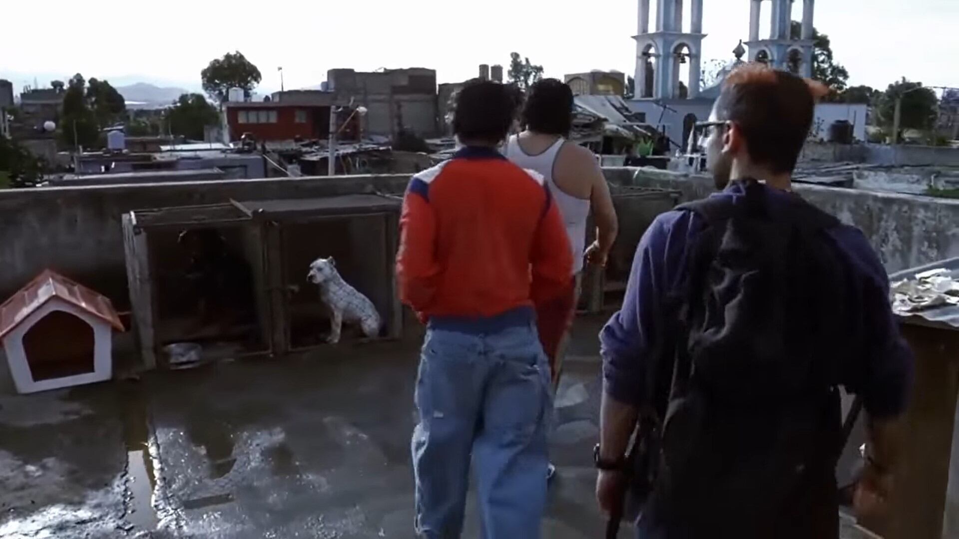 Esta es la azotea de la casa en la Miguel Hidalgo, donde se filmó Amores Perros (Foto: Captura de pantalla)