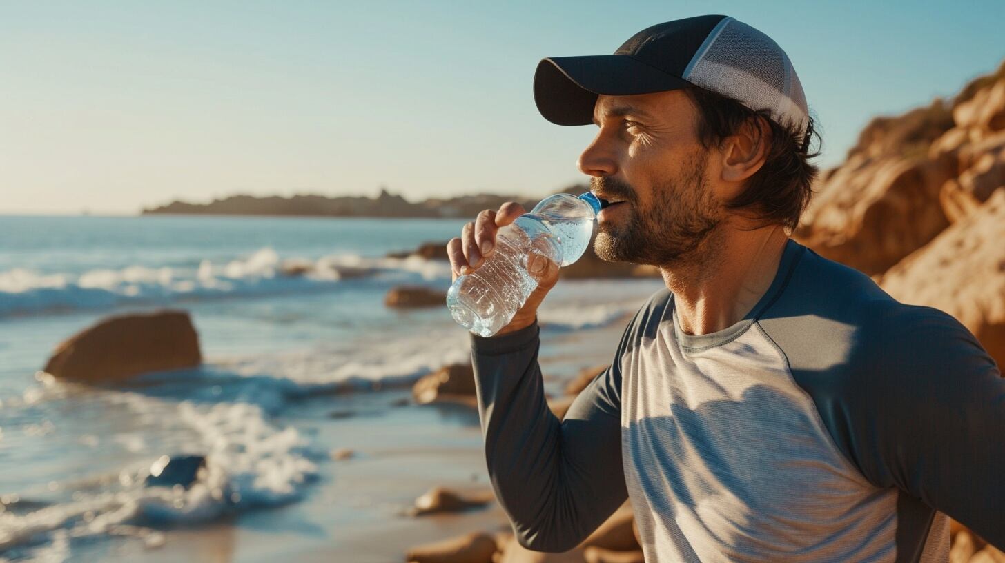 Un deportista corre en la playa - (Imagen Ilustrativa Infobae)