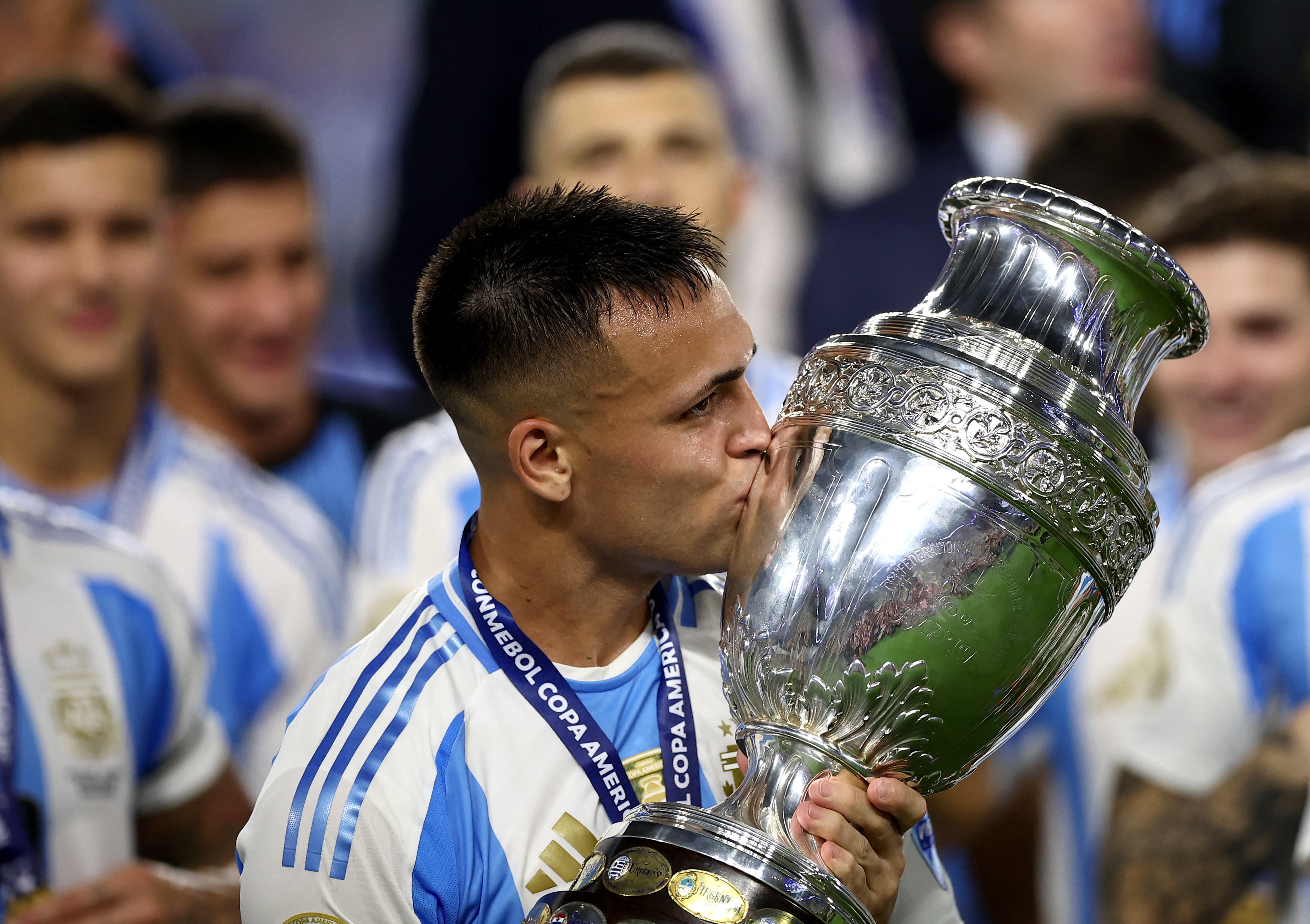 Cinco goles anotó Lautaro Martínez en la Copa América - crédito Agustin Marcarian/REUTERS