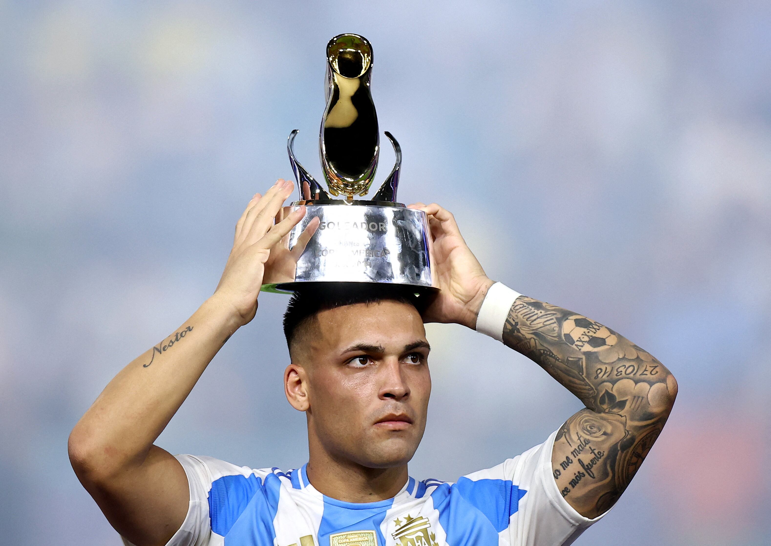 Lautaro Martinez fue el goleador de la Copa América (Reuters)