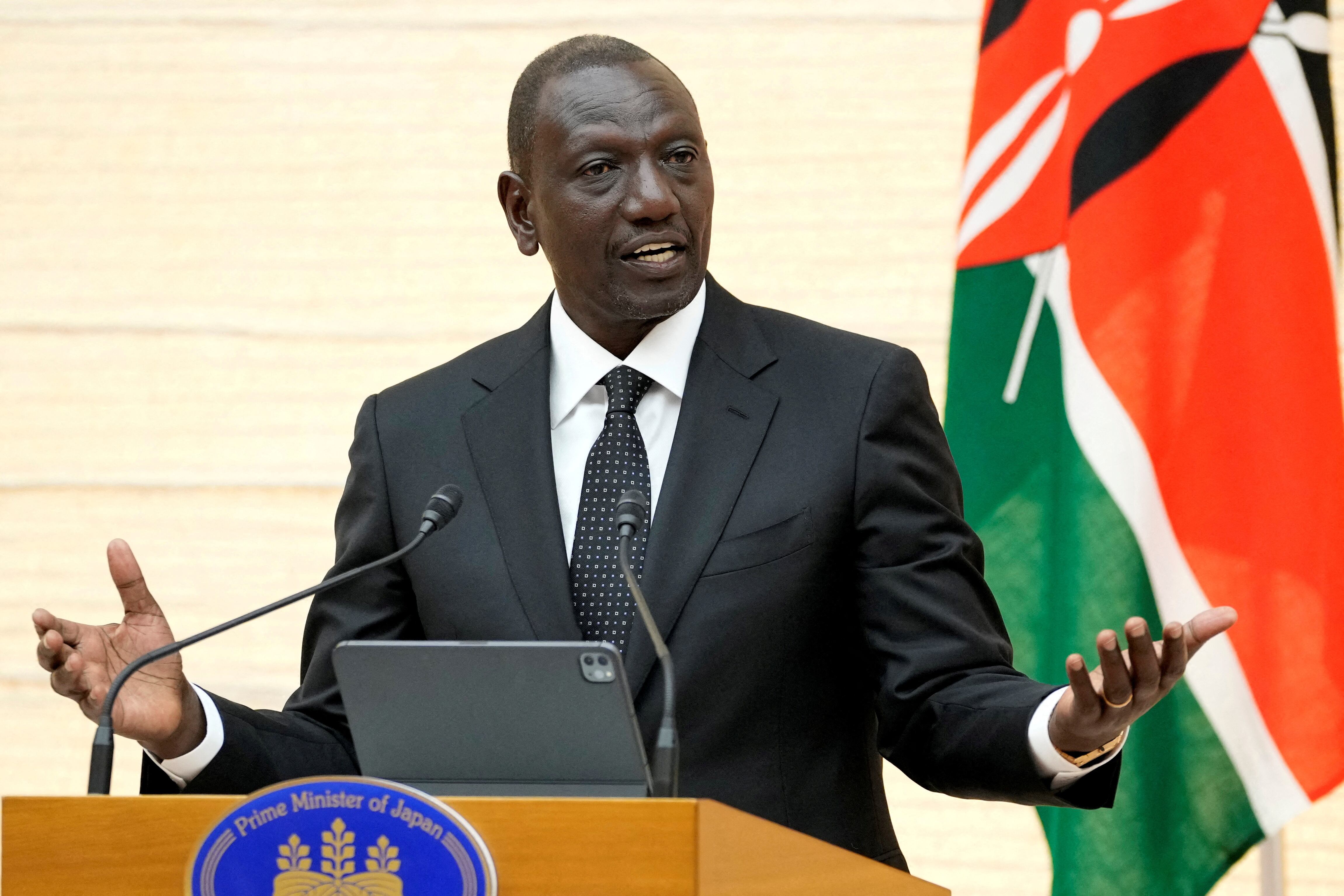 William Ruto (Shuji Kajiyama/Pool via REUTERS/File Photo)