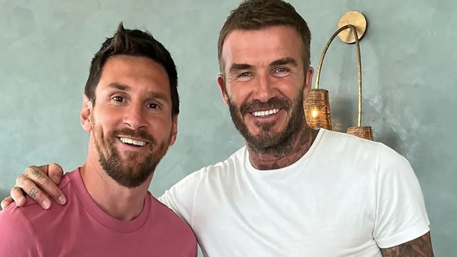 Regalo de Beckham a Messi por el cumpleaños