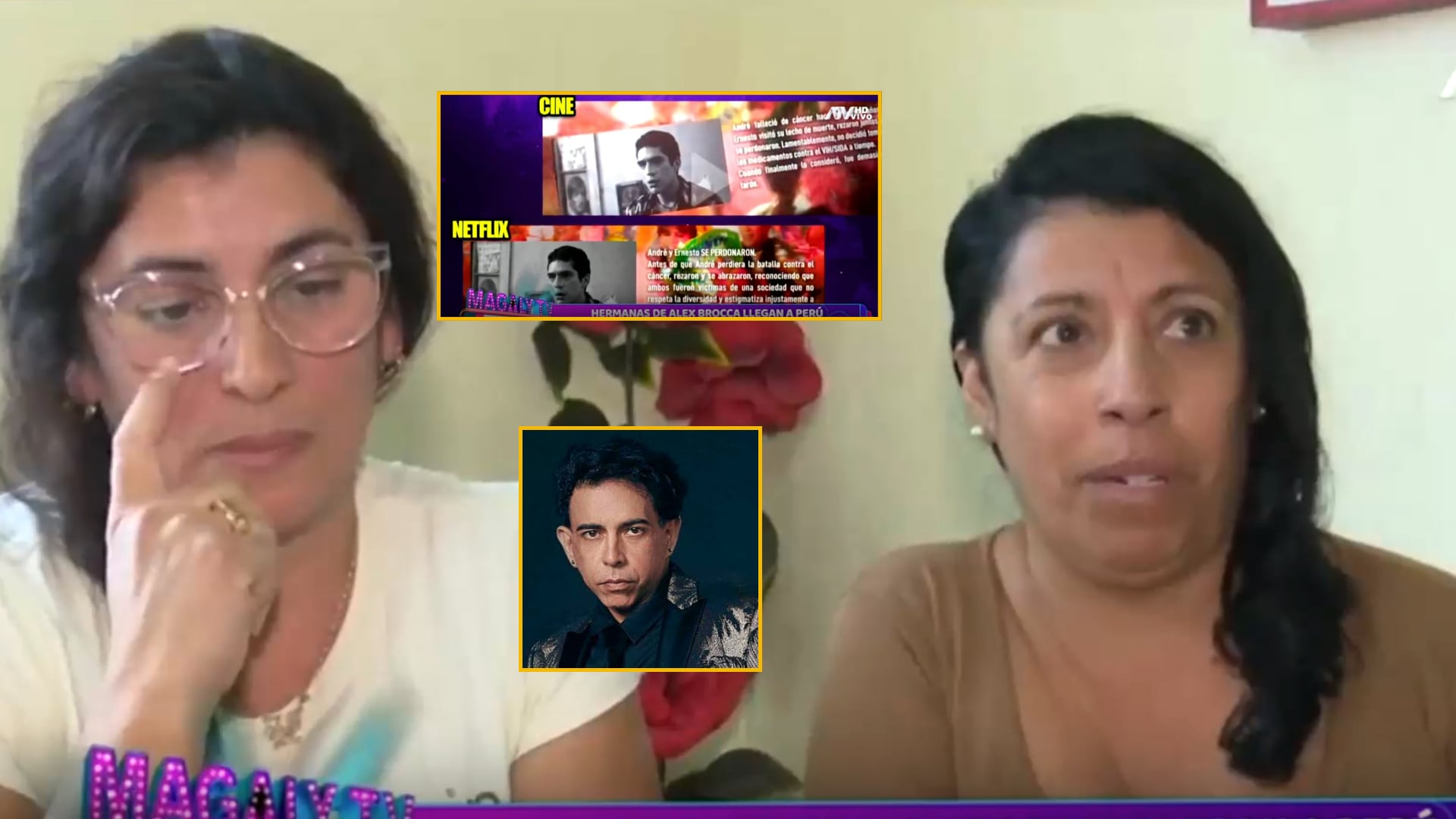 Hermanas de Alex Brocca llegan a Perú para enfrentarse con Ernesto Pimentel: “Ya nos cansamos”. (Captura: Magaly TV La Firme)