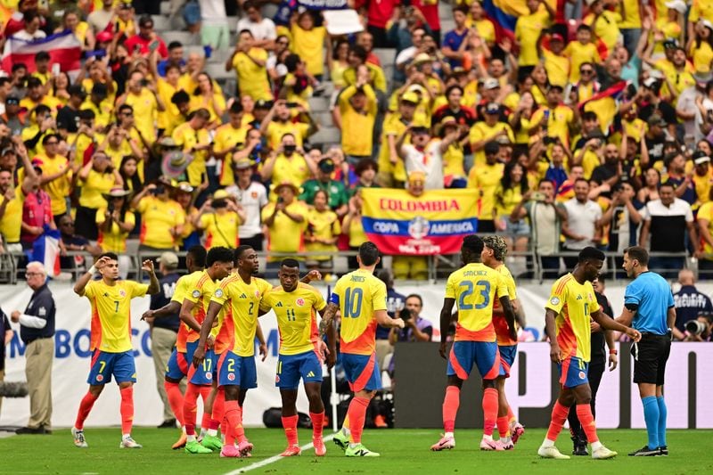  Colombia se enfrenta a la posibilidad de jugar contra Estados Unidos o Panamá en los cuartos de final - crédito Daniel Bartel/USA TODAY Sports
