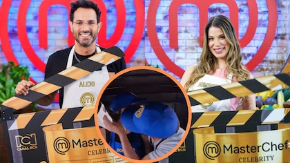 Alejandro Estrada sorprendió en ‘MasterChef Celebrity’ al darle un beso a Dominica Duque