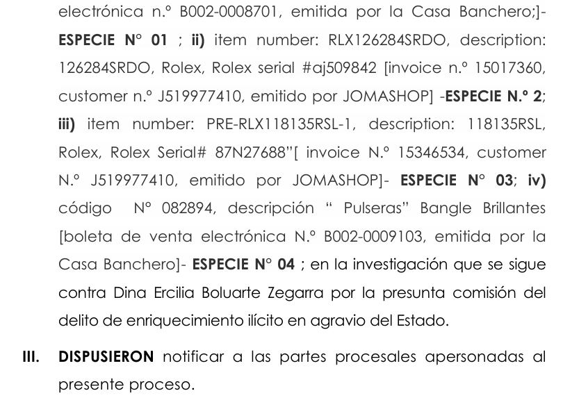 Resolución del PJ