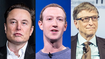El verdadero rostro de Elon Musk, Bill Gates y Mark Zuckerberg antes de ganar millones de dólares