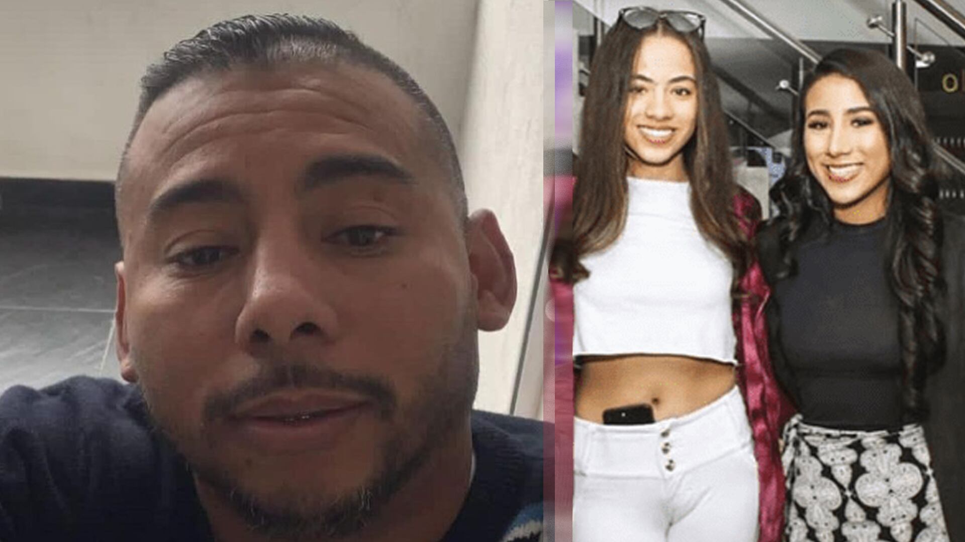 Abel Lobatón defiende su papel como padre con Melissa y Samahara. (Composición: Infobae)