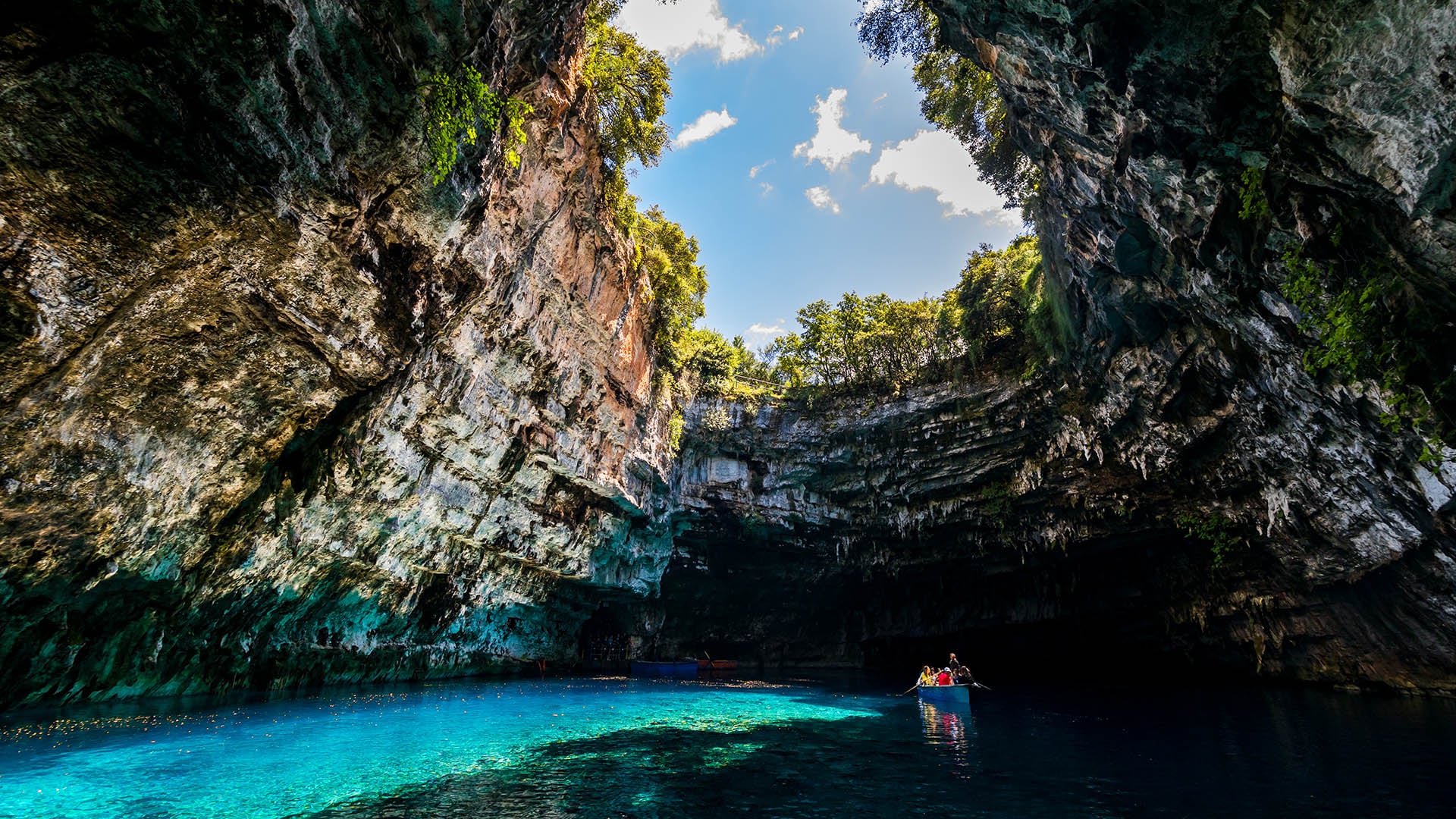 La cueva Melissani