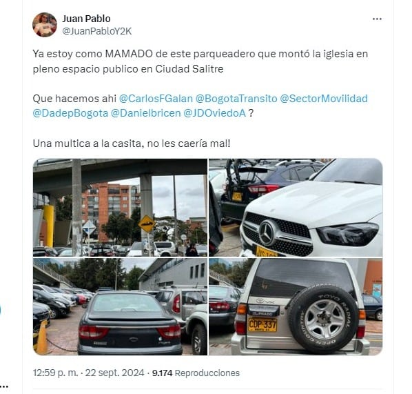 Polémica por parqueaderos para iglesias