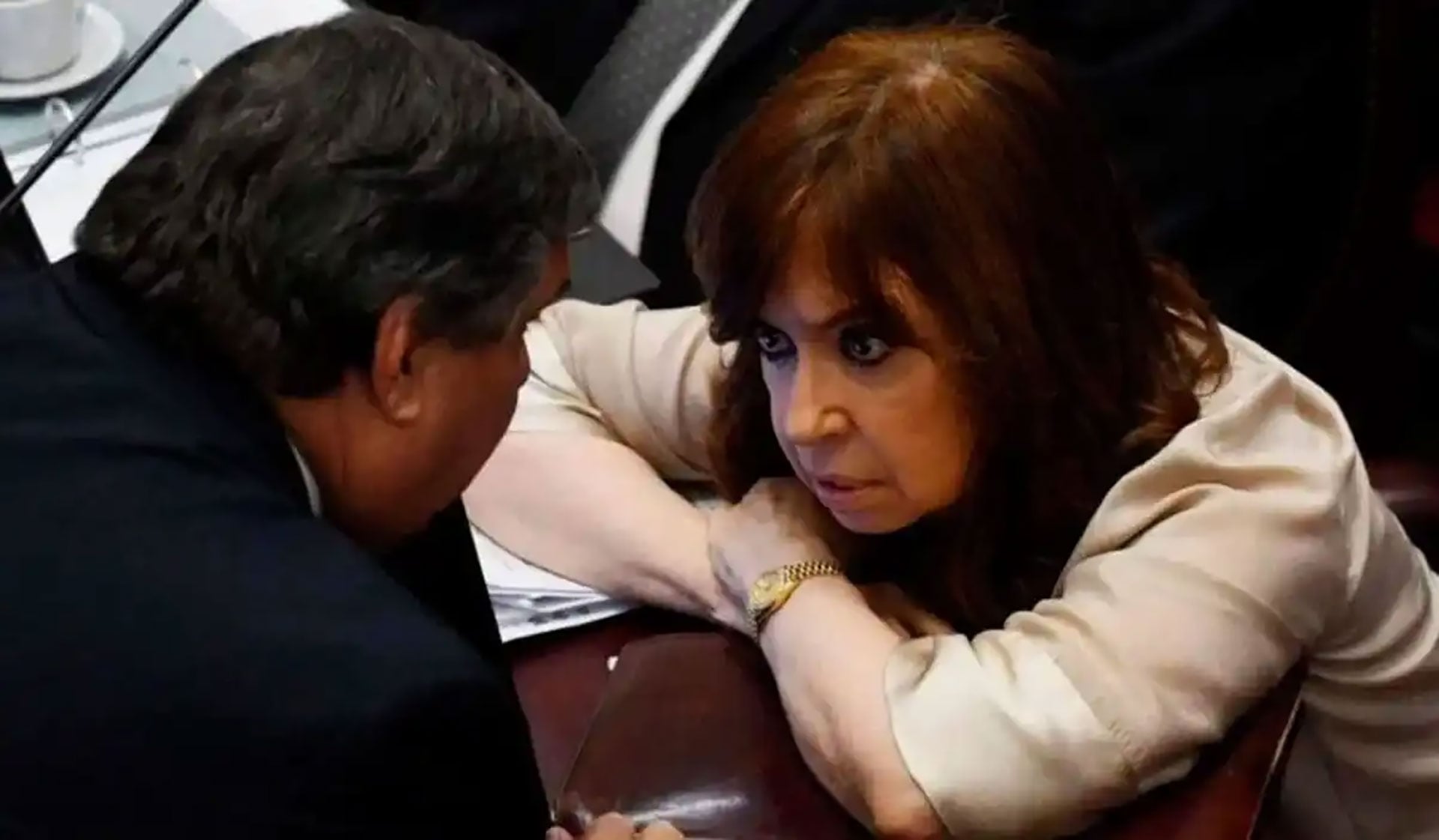 Cristina Kirchner con el senador José Mayans.