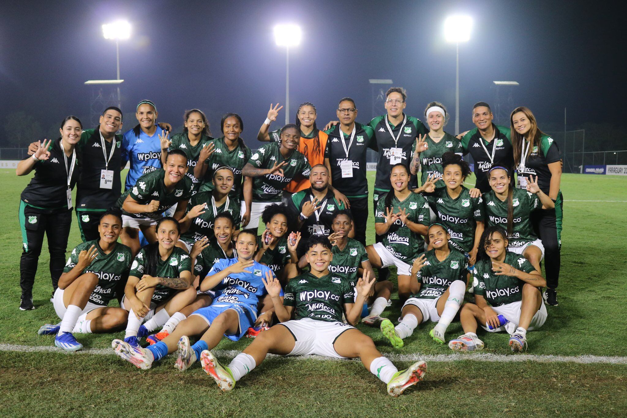 Deportivo Cali es segundo en el grupo D de la Libertadores Femenina con tres puntos y +1 en la diferencia de gol - crédito Deportivo Cali