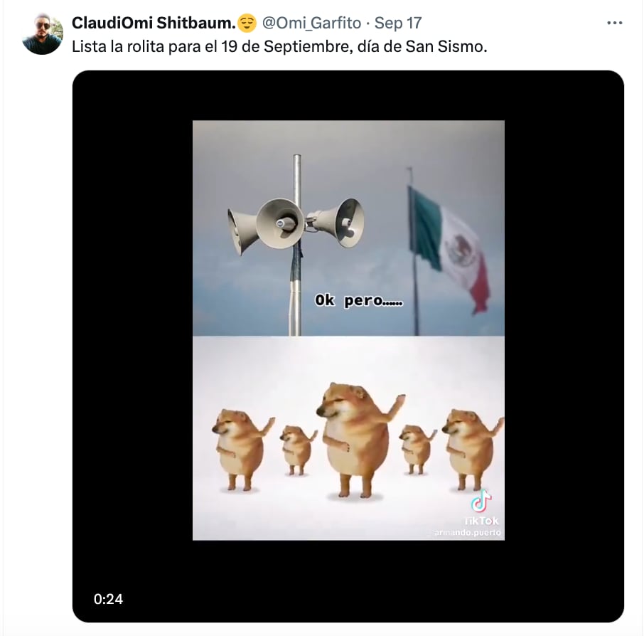 Mexicanos se preparan para el Simulacro Nacional 2024 con MEMES