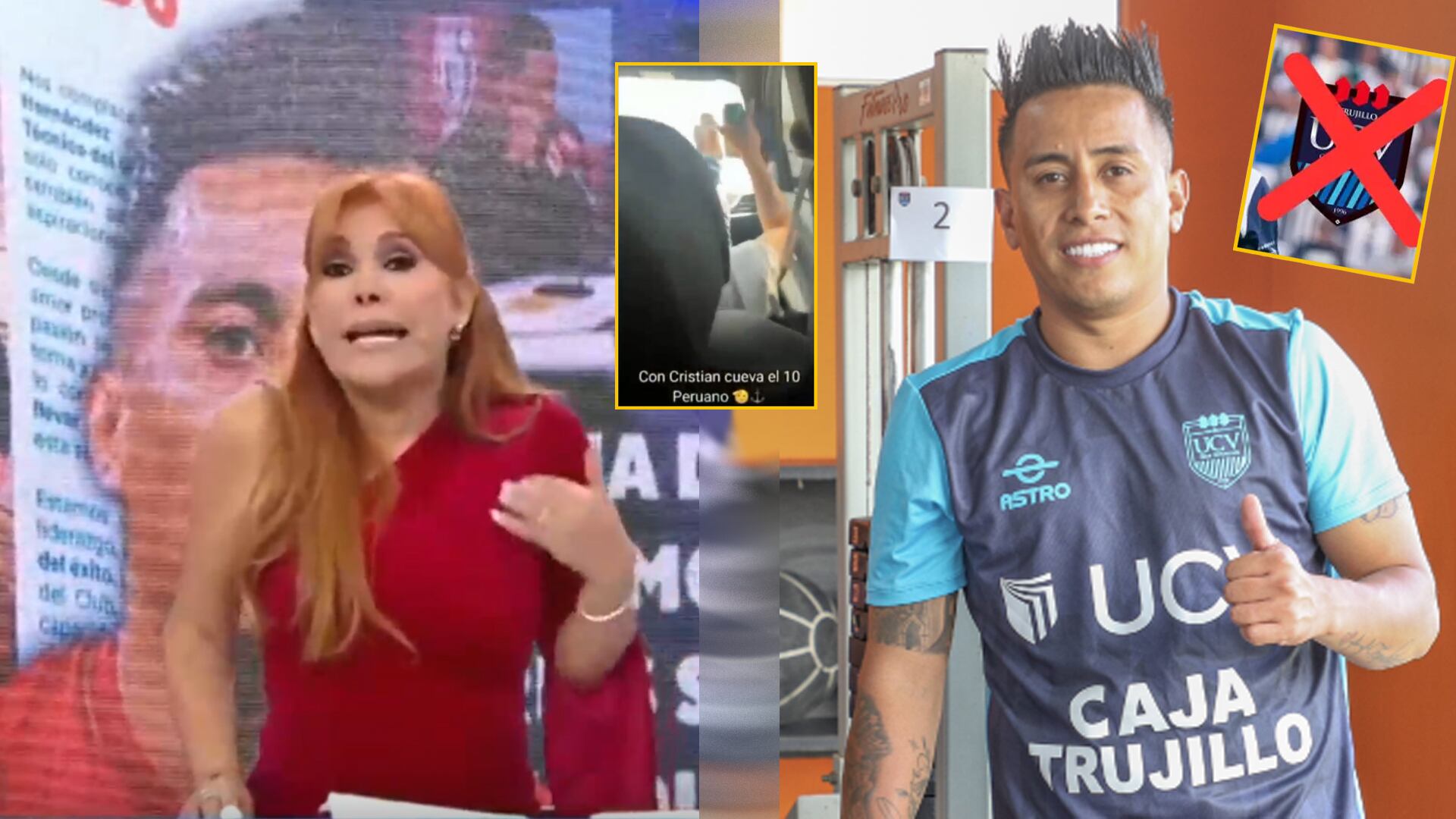 Magaly Medina critica duramente a Christian Cueva sobre posible fichaje por la UCV. (Captura: Magaly TV La Firme)