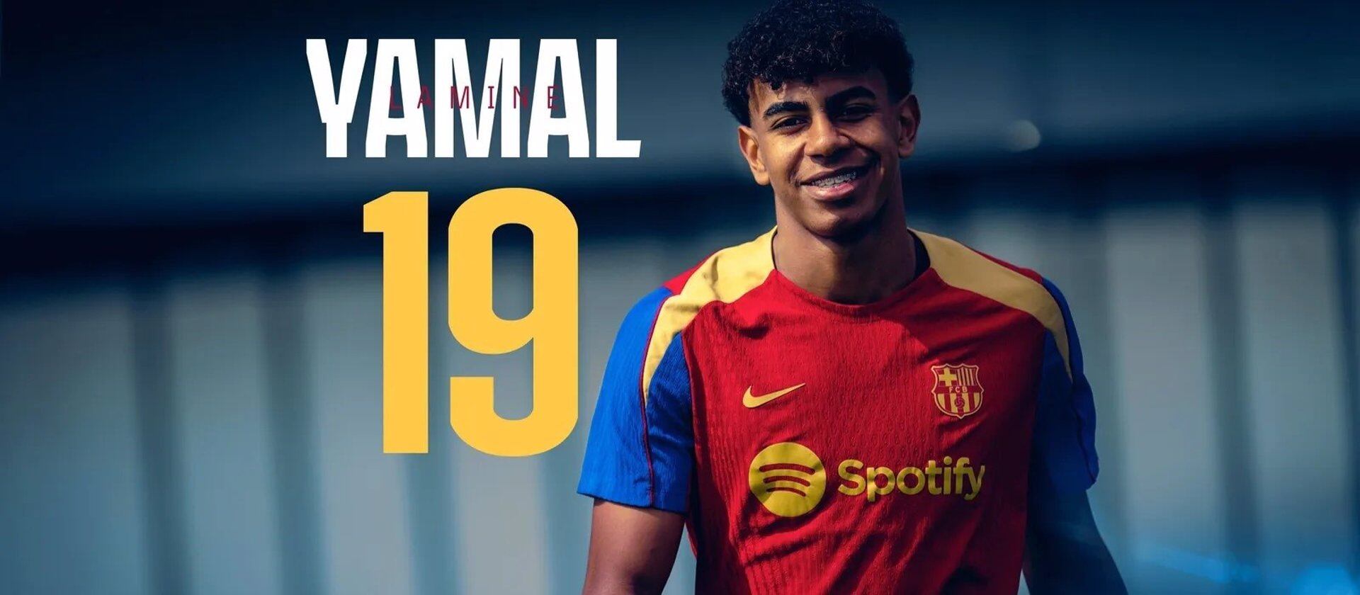 17/07/2024 Infografía con el jugador del FC Barcelona Lamine Yamal y el dorsal '19' que llevará con el primer equipo del Barça
DEPORTES
FCB
