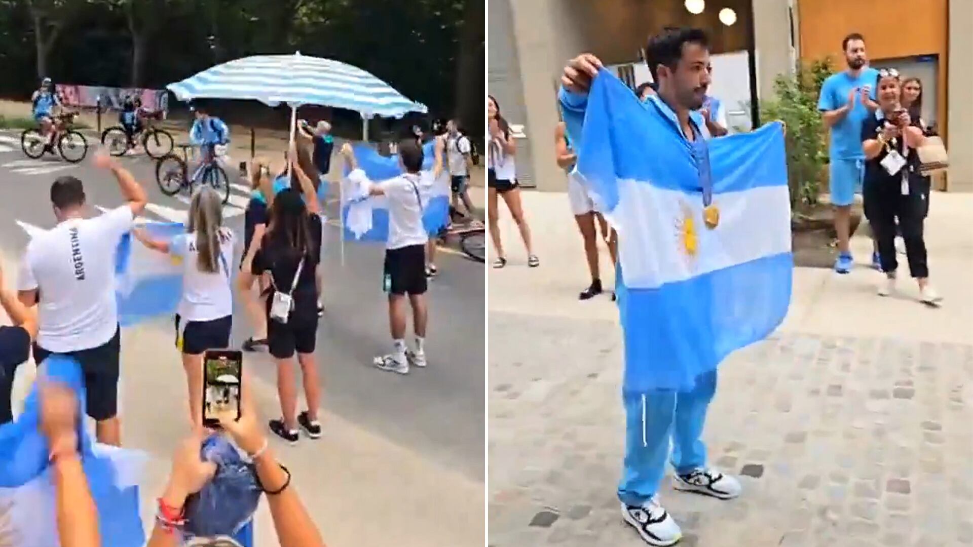 El recibimiento al Maligno Torres en la Villa Olímpica después de ganar la medalla dorada