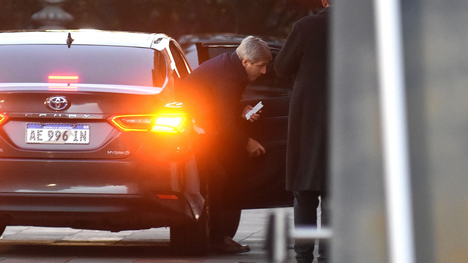 Jura Sturzenegger entrada Casa Rosada / Petri Caputo Scioli