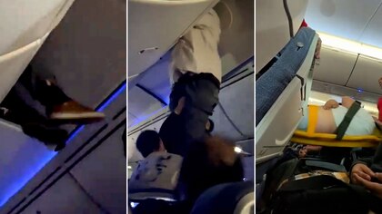 El dramático relato del hombre que quedó incrustado en el avión del vuelo Madrid-Montevideo por una severa turbulencia