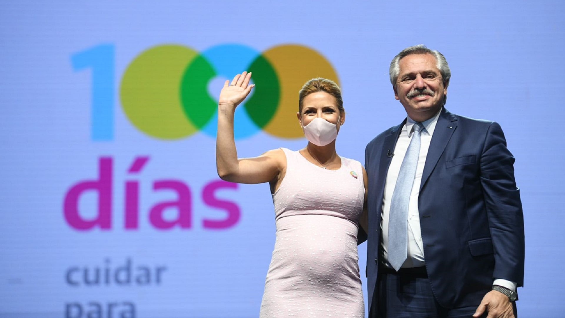 Alberto Fernández y Fabiola Yañez -Encuentro Federal del Plan de los 1000 días