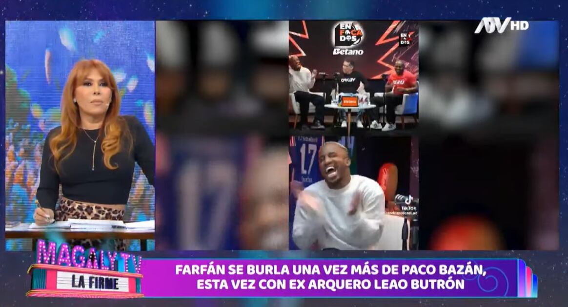 Magaly Medina critica a Jefferson Farfán por burlarse de Paco Bazán.