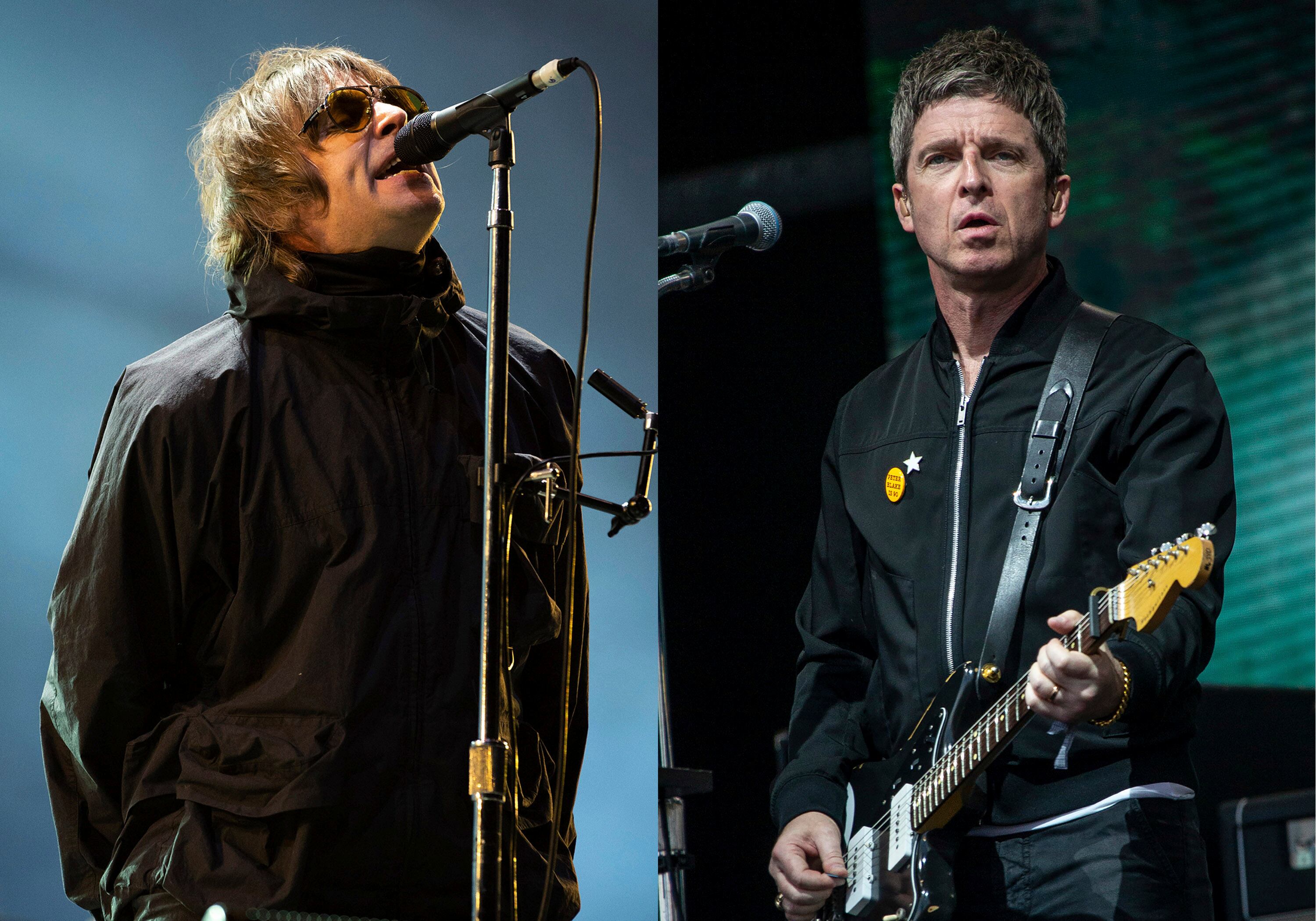 Las tensiones entre Liam y Noel Gallagher culminaron en la separación de la banda en 2009 (AP)