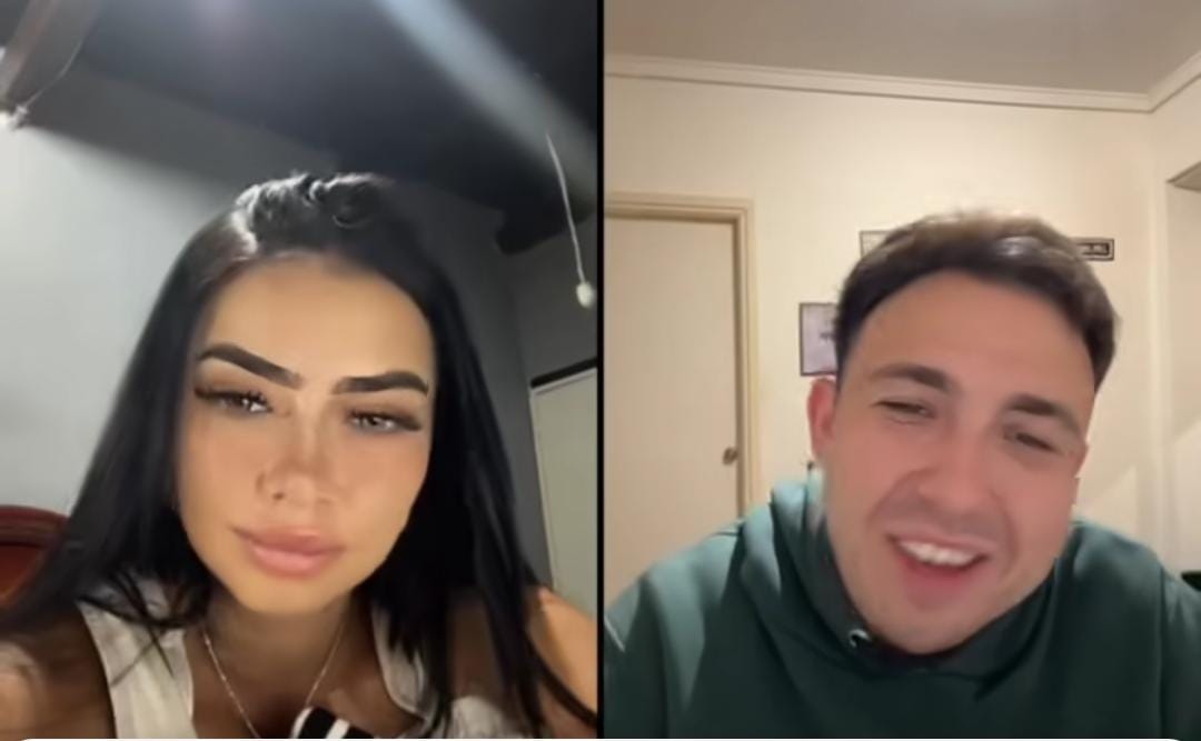 El argentino se despacho contra el físico de los colombianos asegurando de las colombianos no los merecen - crédito captura de pantalla Thalía Barrera/ TikTok