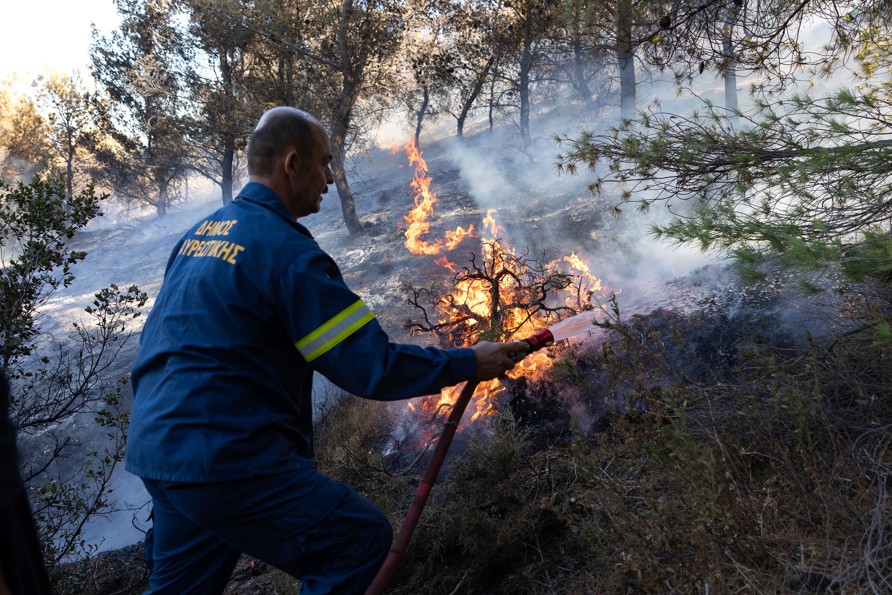 La investigación mostró que un aumento de 1 microgramo en PM2,5 de incendios forestales incrementa un 21% las probabilidades de demencia, comparado con un aumento de 3 microgramos de otras fuentes que aumenta el riesgo en solo un 3% (Foto AP/Yorgos Karahalis, Archivo)