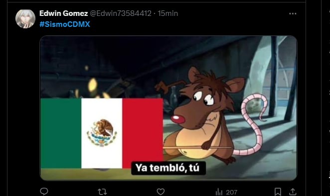 sismo CDMX memes