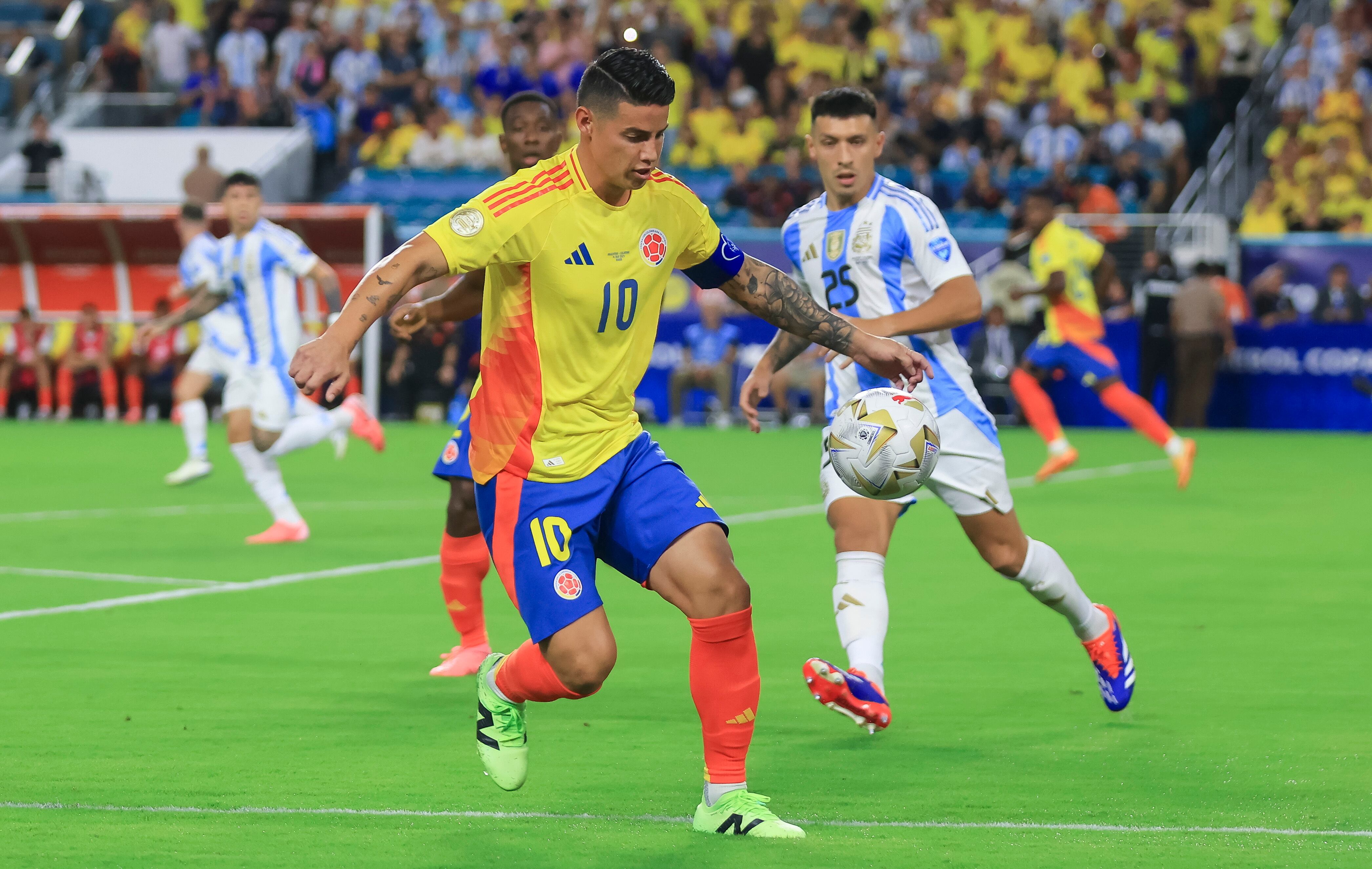 El colombiano fue el mejor jugador de la Copa América 2024 - crédito EFE