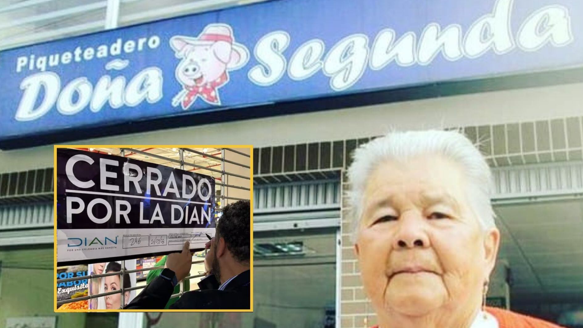 Entre lágrimas, doña Segunda aseguró no estar de acuerdo con la decisión, que afectaría a 14 de sus empleados, y con ello a sus familias - crédito @piqueteaderodonasegunda/Instagram