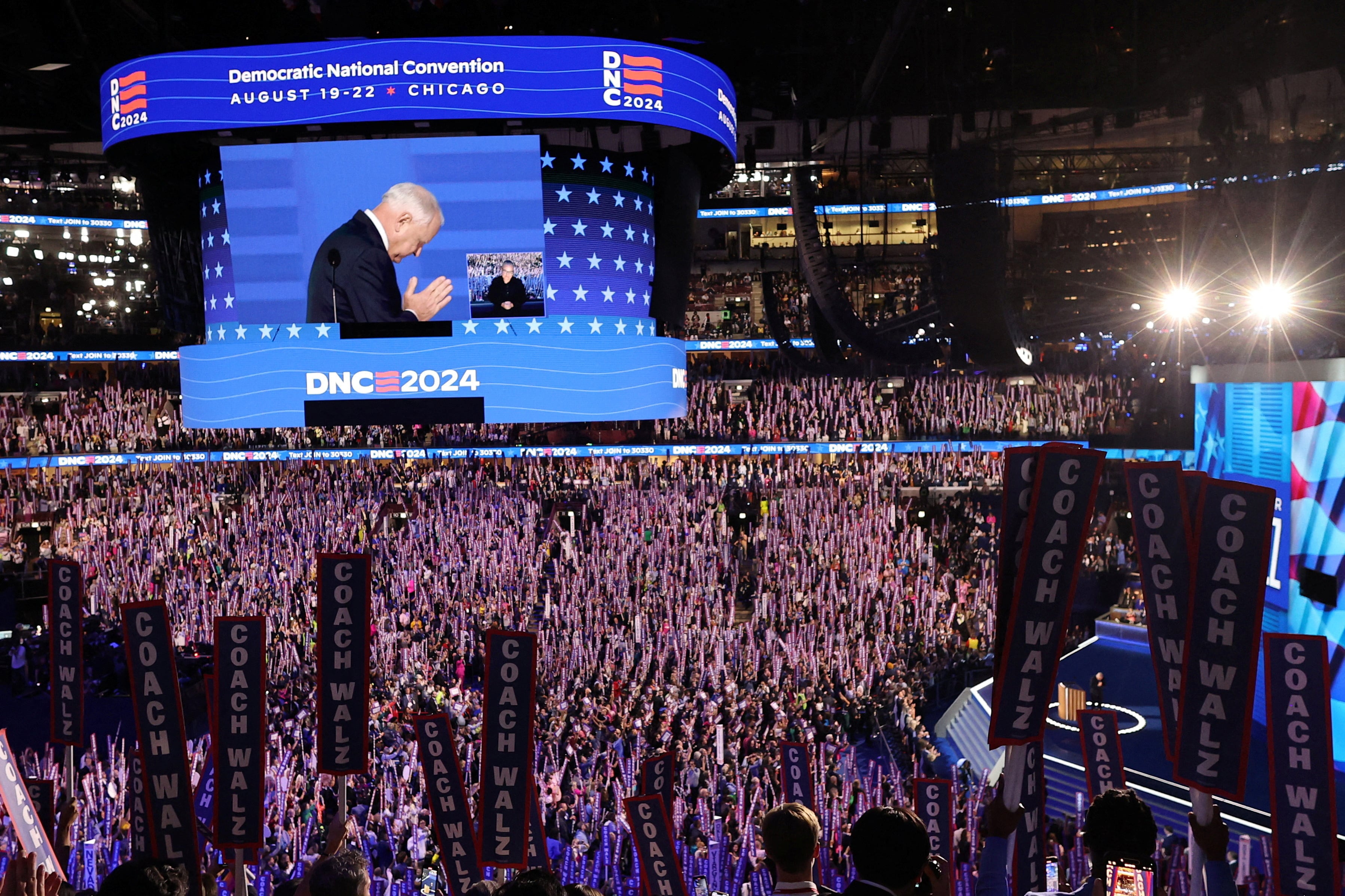 El actual gobernador de Minnesota cerró la tercera noche de la Convención de Demócrata (REUTERS/Brendan Mcdermid)