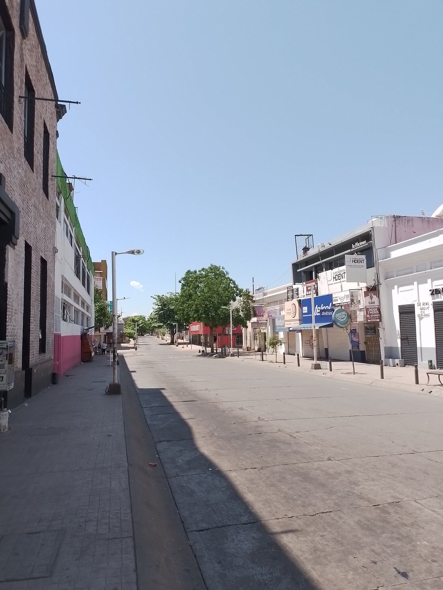 Calles vacías en Culiacán tras enfrentamientos