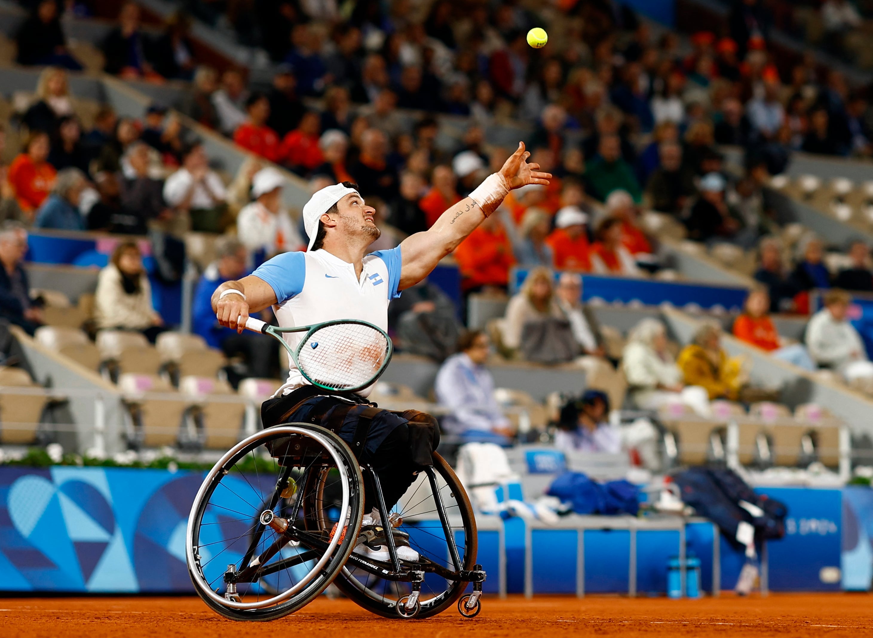 Gustavo Fernández se quedó con la medalla de bronce en París 2024 (REUTERS/Gonzalo Fuentes)