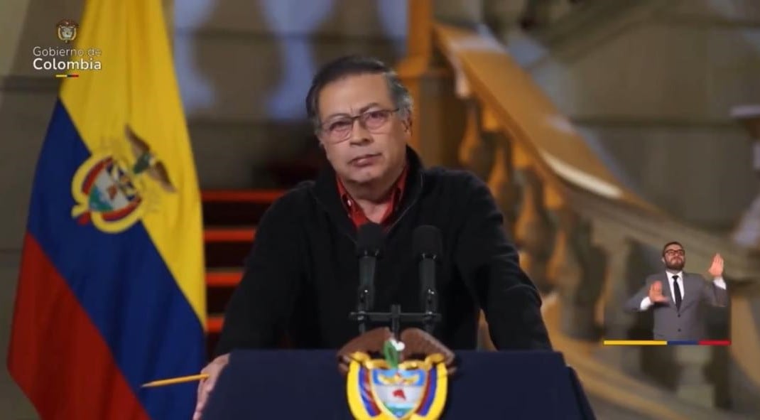 El presidente Gustavo Petro aseguró que software Pegasus fue utilizado para espionaje - crédito Presidencia de la República