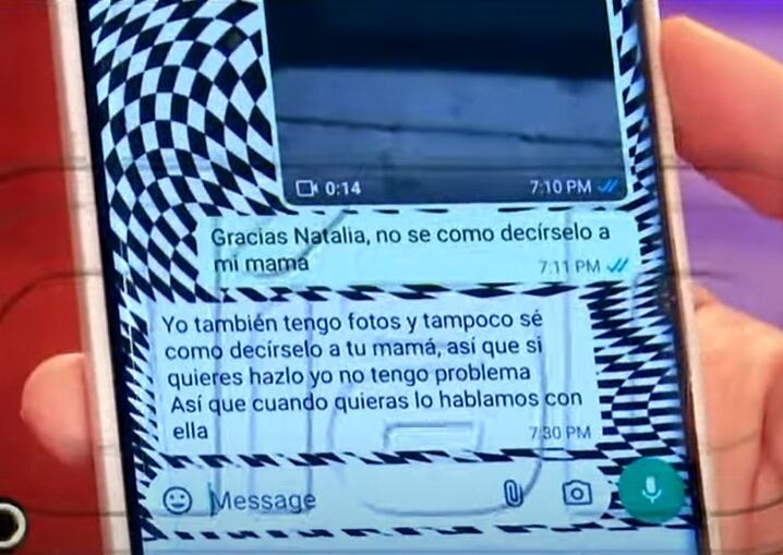 Natalia Málaga respondió al hijo de Eva Ayllón luego de ser expuesta rayando su vehículo.