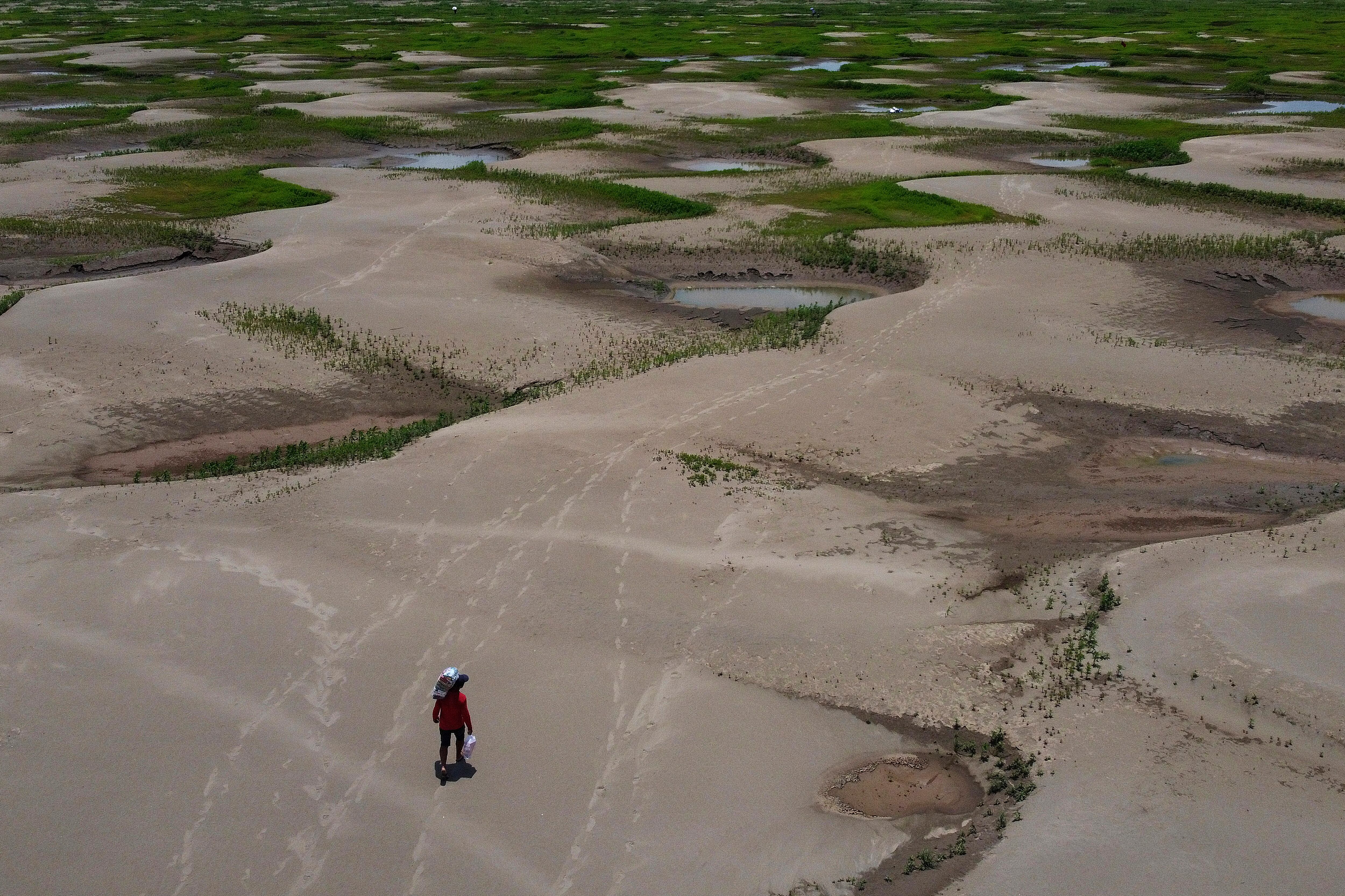 México, Chile y la Amazonia enfrentaron sequías severas en 2023, lo que afectó gravemente a estas regiones y a sus poblaciones (AP Foto/Edmar Barros)