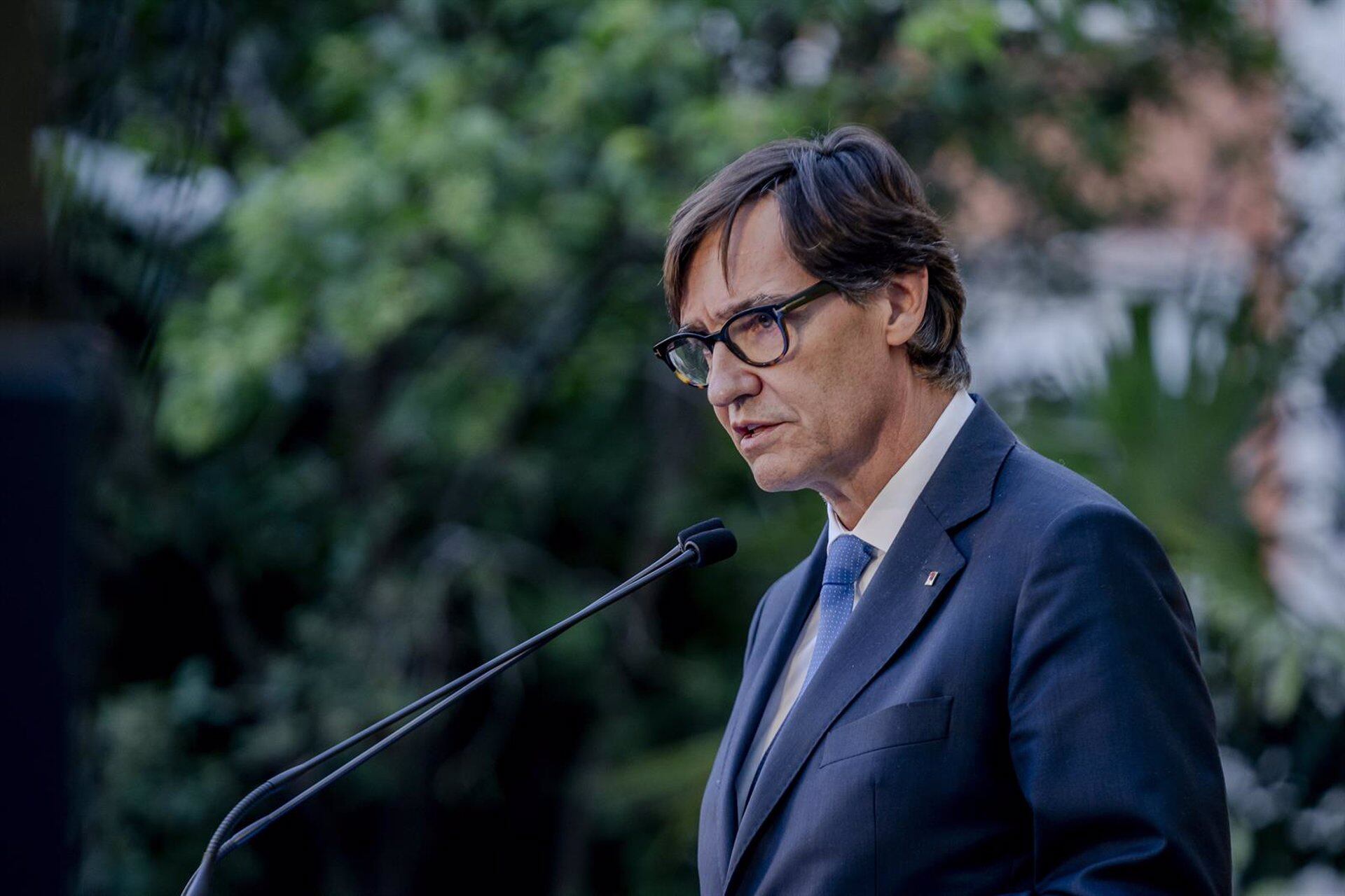 El presidente de la Generalitat de Cataluña, Salvador Illa. (A. Pérez Meca/Europa Press)
