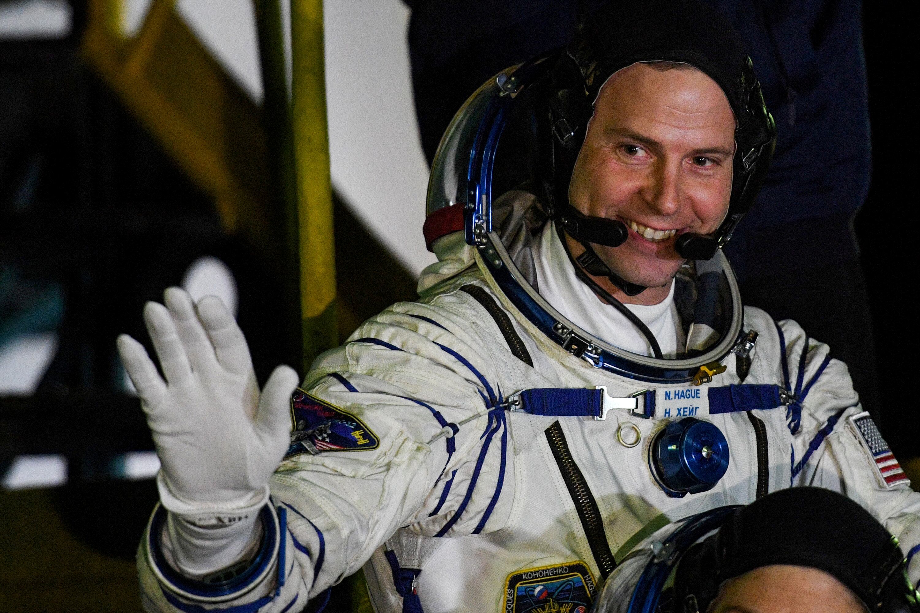 El comandante Nick Hague acumuló más de 203 días en el espacio y ha realizado tres caminatas espaciales (REUTERS)