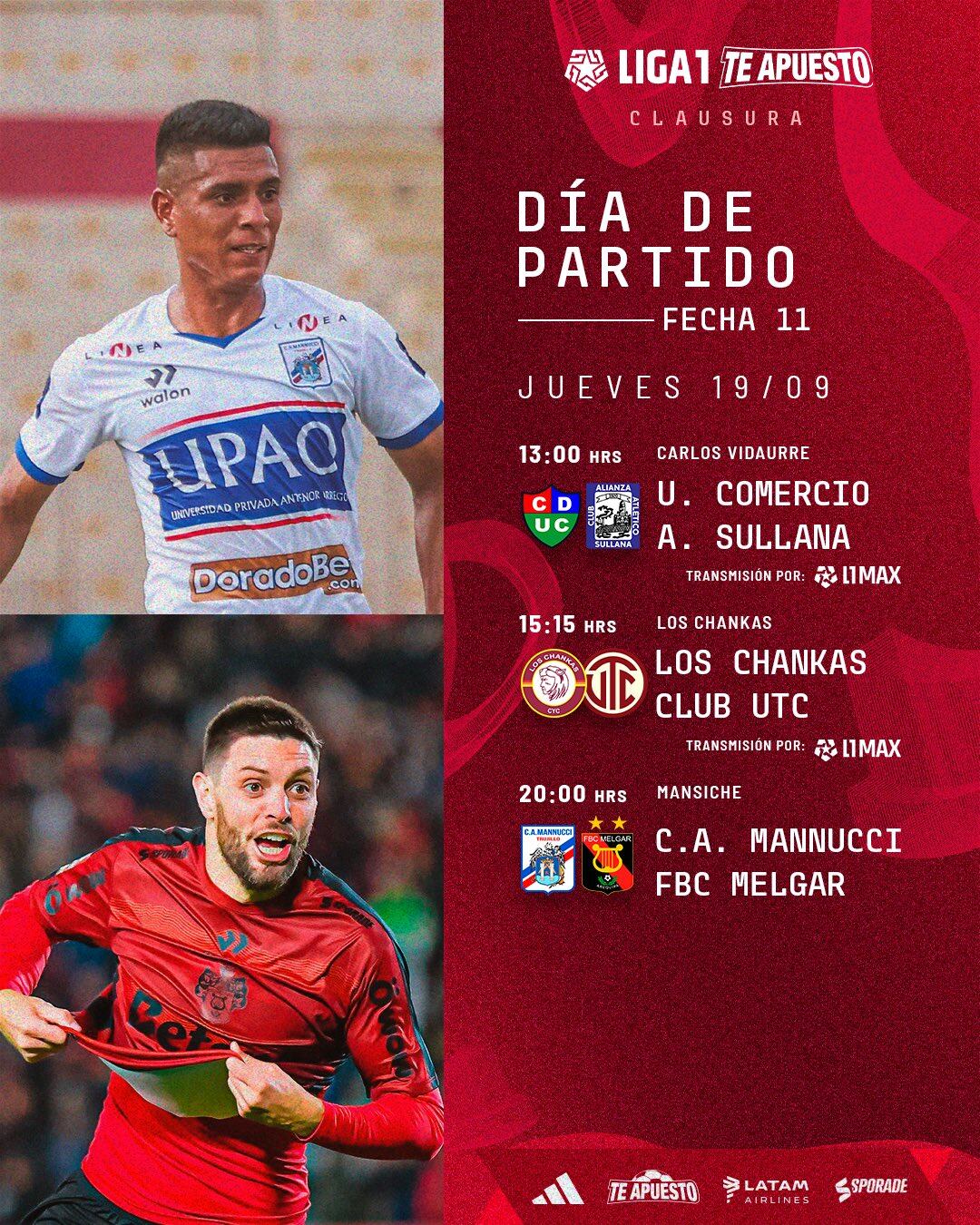 Melgar vs Carlos Mannucci: partido por la Liga 1 2024