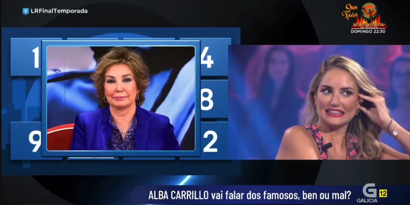 Alba Carrillo se explaya contra Ana Rosa Quintana en la televisión ...
